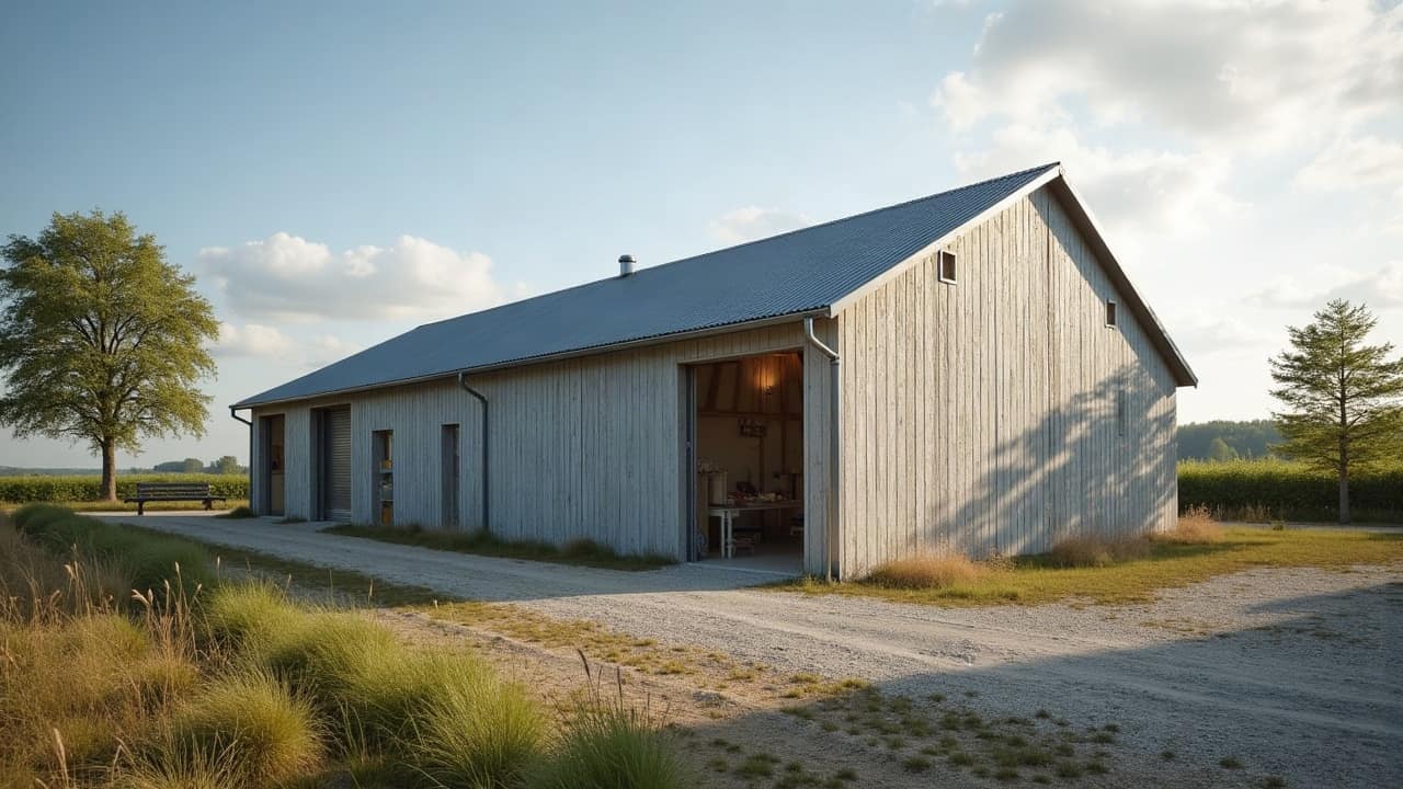 Aides et dispositifs pour un chantier de toiture agricole