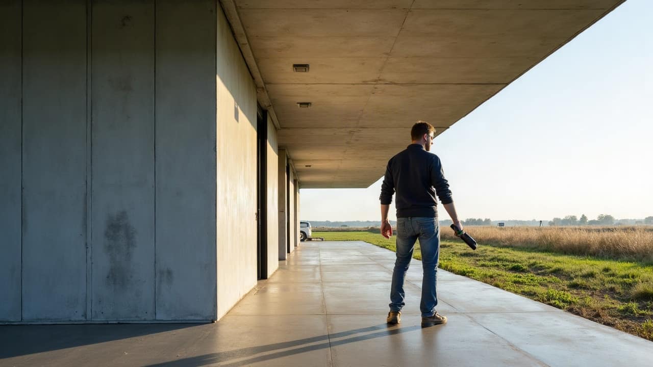 Bâtiments exposés au vent : toiture agricole à Bréhal