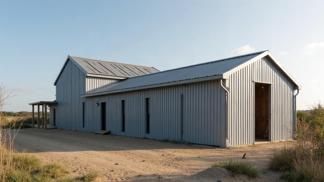 Toiture agricole à Trévières, marais laitier du Bessin