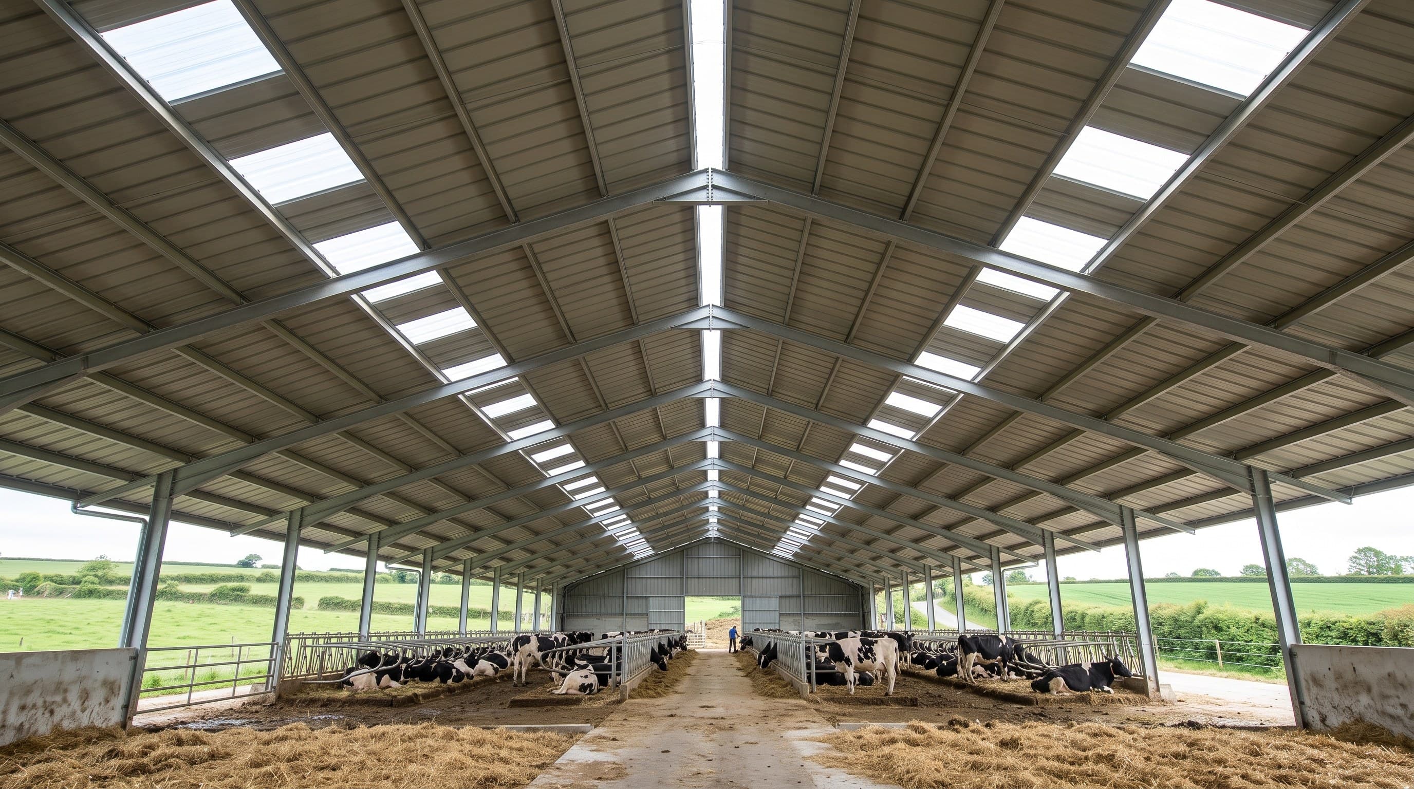Ventilation de stabulation laitière : rôle de la toiture