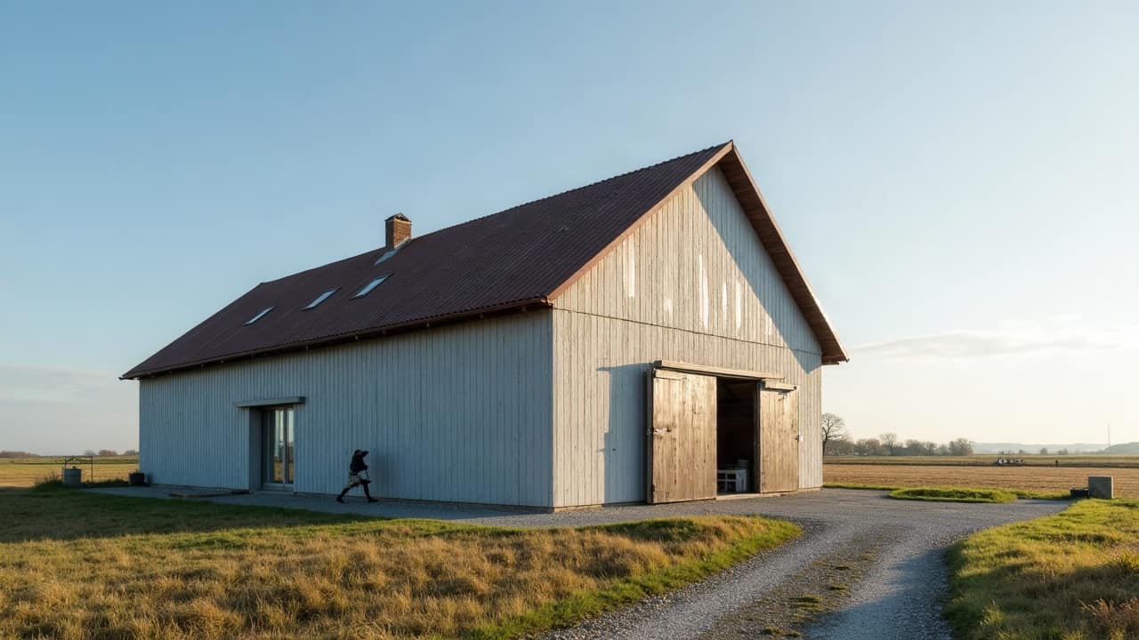 Les hangars de stockage à grande portée